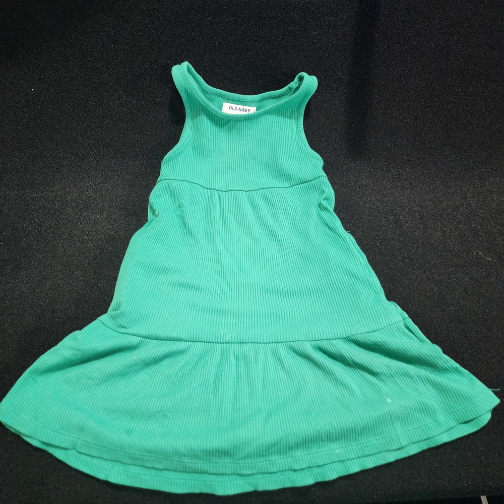 Old Navy Girls Ribbed Tank Dress Teal Green Size‎ XS 5